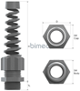 Picture of M12x1,5 / 2,0-5,0mm / TL=15,0mm