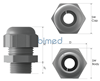 Picture of M20x1,5 / 3,0-6,0mm / TL=15,0mm / SW=27/27