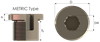 Picture of M25x1,5 / TL=15,5mm / SW=10mm